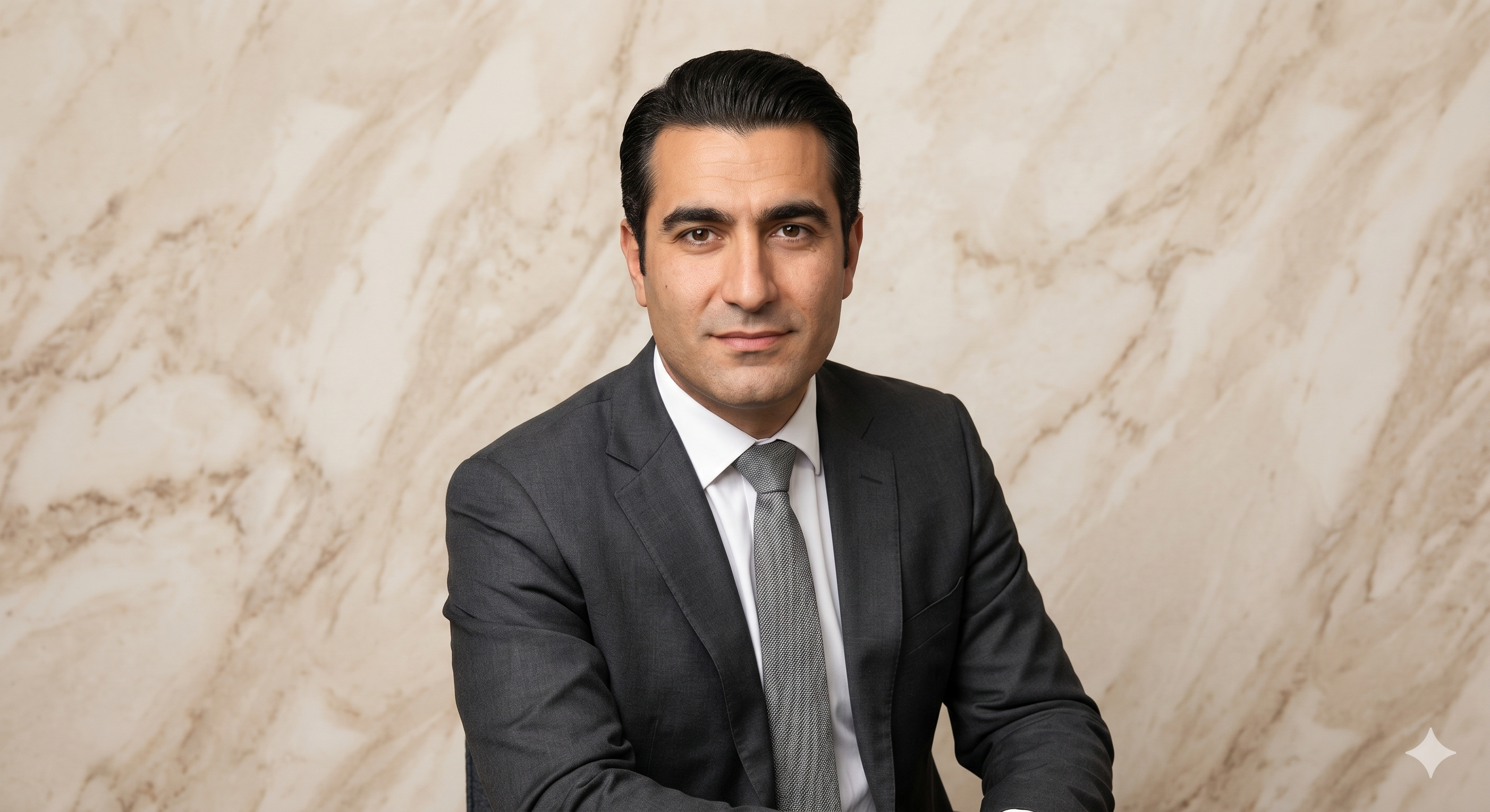 Portrait of Ahmet Yildiz, Principal Associate